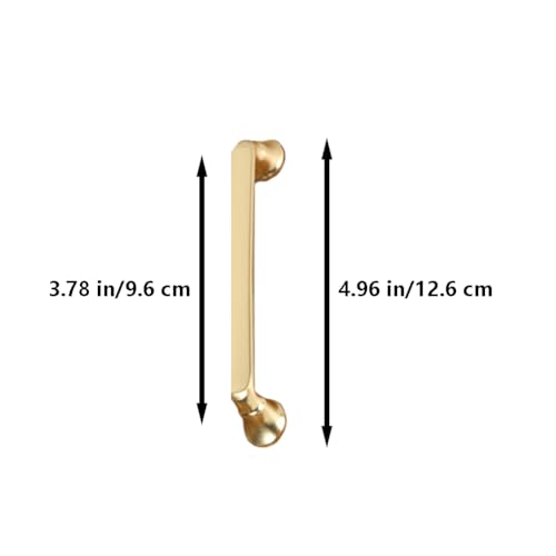 Image of HAORUN 2PCS Zinc Alloy 96mm Modern Cabinet Drawer Pulls Brushed Finish Metal Hardware Handle
