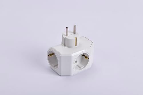 Viko Yonca Plus Beyaz Üçlü Topraklı Priz Çarpma Karşıtı - Görsel 2