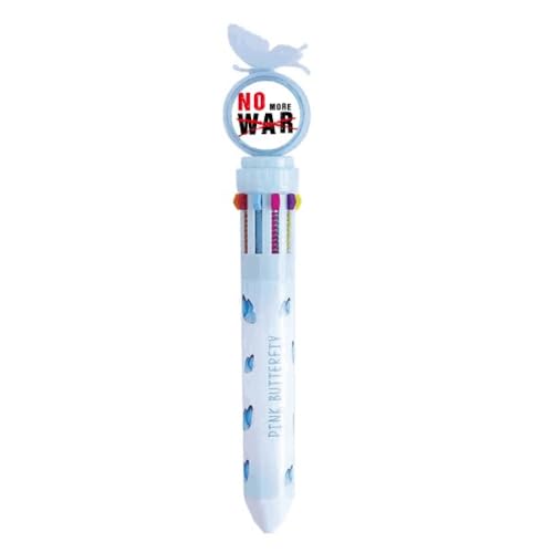 Stylo à bille rétractable multicolore pour fournitures scolaires et écriture