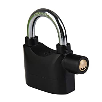 KRIPANTHA KITCHENWARE Anti-Theft Security Pad Alarm Lock 3 Keys System Waterproof with Smart Alarm Siren Motion Sensor for Door Gate Home Cycle Shop Office Shutter and Bikes - (Black) (B0C4PT8SS9) Amazon Price History, Amazon Price Tracker