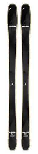 Head Kore 94 Ti All-Mountain Alpine Skis (Black/Beige, 184cm)