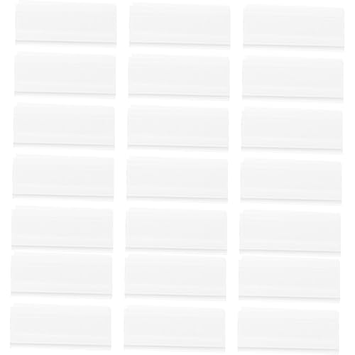 ASAKKURA 50個 ワイヤーラック用ラベルホルダー 製クリア棚札クリップ 柔軟性と耐久性を備えたワイヤーシェルフ用価格タグクリップ 家 オフ