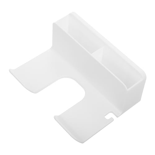 BRIGHTFUFU Bathroom Hair Dryer Wall Holder No-Drill Sturdy Plastic Space-Saving Modern Design Towel Rack for Bathroom