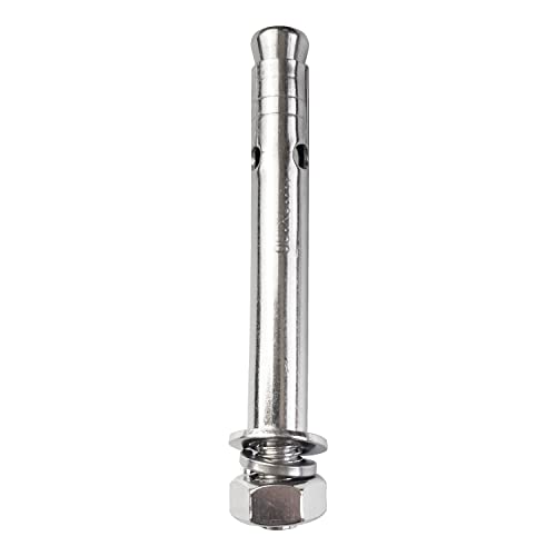 Image of 10 Pack M10x100mm Expansion Bolts Anchor Bolt 304 Stainless Steel External Hex Expansion Screw Bolt Sleeve Anchor Fastener Wall Concrete