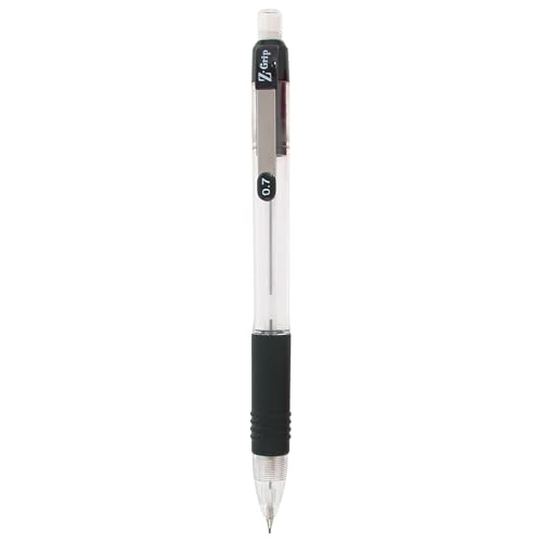 Image of Zebra Pen Z-Grip Mechanical Pencil, 0.7mm #2 HB, Clear Barrel, 24-Pack