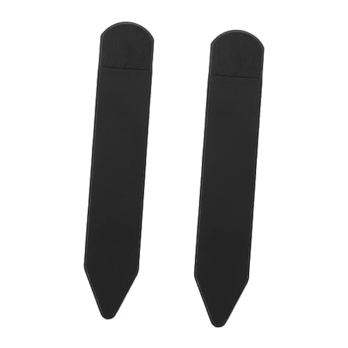 OSALADI 2個持ち運び便利 ペンホルダー タッチスクリーンペン用 製 落下防止 スムーズ開閉 ブラック