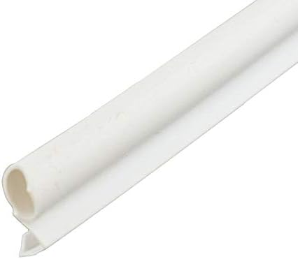 WRS Push-in Extruded Bulb Seal Weatherstripping for Windows – TPE Compression Window Seal Replacement for Wood Windows, Draft & Moisture Barrier (24 ft Roll, White)