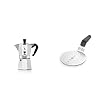 Bialetti Moka Express 6 Cup Stovetop Espresso Maker and Induction Plate