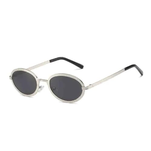 Lunettes de soleil ovales pour vos sorties en ville avec monture métal