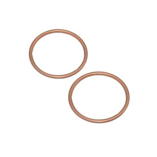 オートバイ用排気管ガスケット Kaw Z250SL/BR250E 2015-2017 ZX-10R/RR 1000/J/K/S 11-2018 ZX-6R 600G/H/J/P/R 98-17 に適合(2 pcs)