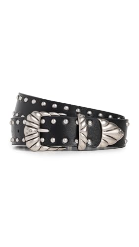 Good American Women's Studded Western Shell Belt