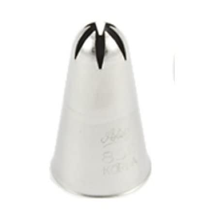 Ateco #853 Deep Closed Star Pastry Tip - Stainless Steel