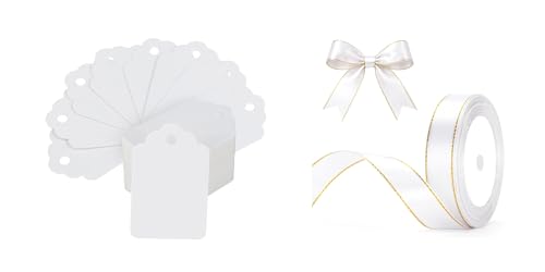 Étiquettes de prix pour personnaliser vos créations artisanales avec ruban satin