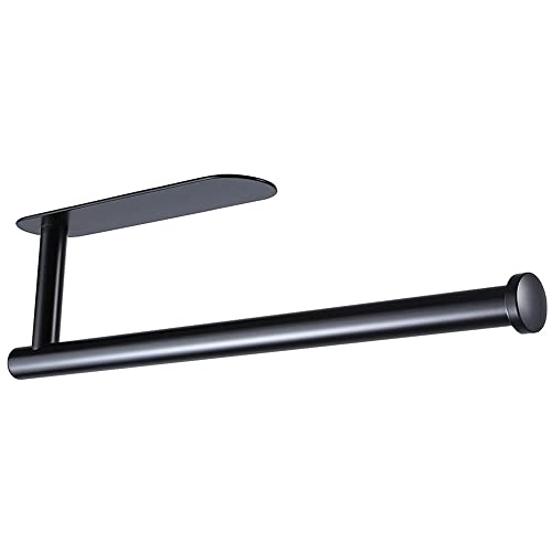 Porte-rouleau de cuisine,BangShou distributeur de papier essuie-tout sous le meuble, cintre en tissu en acier inoxydable auto-adhésif (Model B) Cover