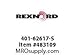 Rexnord 6189362 401-62617-5 988/488-f19 Cst Lk