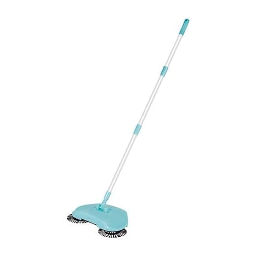 Vassoura Mágica com Pano de Microfibra e Cerdas Giratórias para Varredura e Aspiração de Poeira e Migalhas