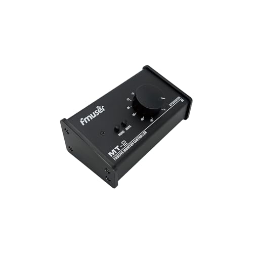 Fmuser M0040 Big Knob Passive Studio Monitor Controller, Professional Monitor Volume Control For Precise Audio Control thumb #1