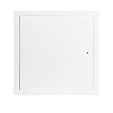 Linhdor Nova 8000 Fire Rated Access Door, 2 Hour Wall / 1 Hour Ceiling, Flush Steel Panel, UV & Salt Spray Rated, Insulated, Interior Latch, Commercial Grade, Contractor Approved – Made in USA