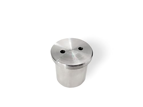 Image of Atlantic Wall to Wall Bracket Conceal Socket for 1 inch Curtain Rod, Curtain Bracket, Rod Rail Bracket, Material Stainless Steel, Colour S.S Finish, 6 Pieces