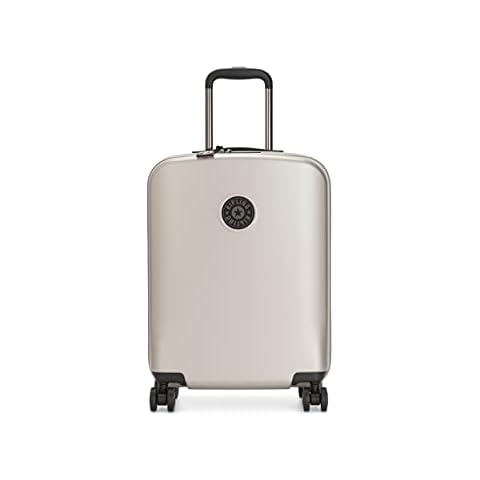 Kipling CURIOSITY S, Maleta de Cabina Rígida con 4 Ruedas 360°, Plateado Cover