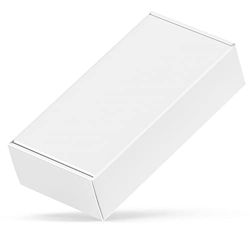 Image of 50 Pack 4 inchx8 inchx2 inch Shipping Boxes, Corrugated Cardboard Small Box Mailer, Shipping Boxes for Small Business for Gift Packing- TONESPAC (4 inchx8 inchx2 inch, White)