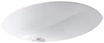KOHLER K-2210-0 Caxton Under-Mount Bathroom Sink, White