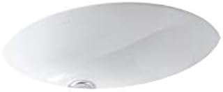 KOHLER K-2210-0 Caxton Under-Mount Bathroom Sink, White