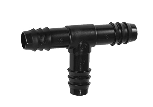 Irrigation-Fittings-Kit-for-12-Tubing-20-PIECE-SET-5-Tees-5-Couplings-5-Elbows-5-End-Cap-Figure-8-Plugs-Barbed-Connectors-For-Rain-Bird-16mm-520-ID-and-Compatible-Drip-or-Sprinkler-Systems