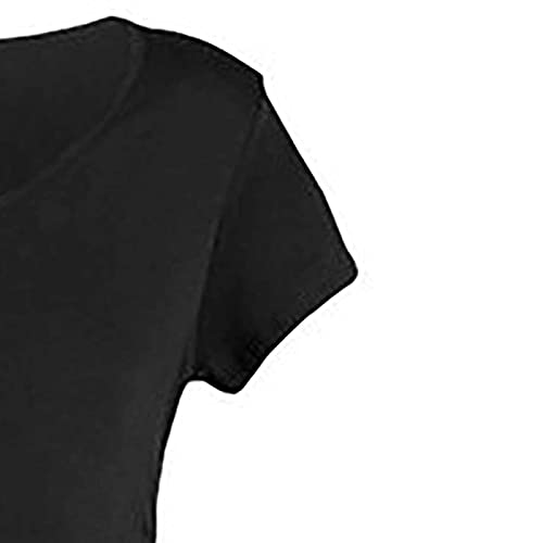 Camisetas femininas de amamentação para gestantes, manga curta, gola V, estampa de caveira, confortá
