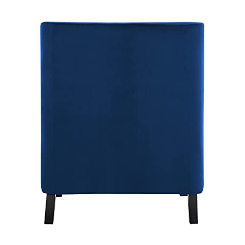 Lexicon Portola Velvet Accent Chair, Navy #TOP3