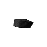 Color: Negro MISEMIYA - GORRO CHEF GORRO COCINA UNISEX GORRO COCINERA GORRO COCINA COCINERO - Ref.919B - Negro, Pack* 1 Pcs