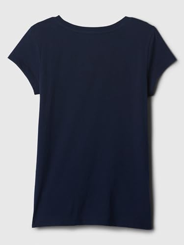 Image of Gap Girls Short Sleeve Logo Tee T-Shirt