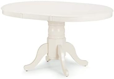 Julian Bowen Stanmore Extending Dining Table, Ivory
