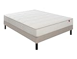 epeda matelas + sommier 140x190 cm defile Accueil équilibré Ensemble Matelas Sommier 90 x 190 Pavillon 90x190 + sommier Taupe + Pieds