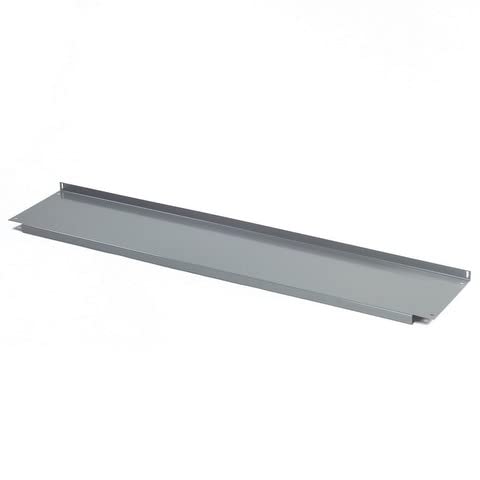 Global Industrial Steel Lower Shelf, 72" W x 14" D, Gray