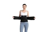DDFS Waist Cincher Trimmer Tummy Control Sweat the weight off Plus Size Workout Waist Trainer for women Black 5XL