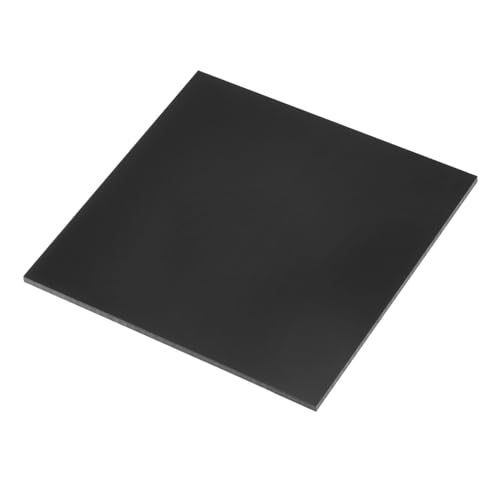 Image of 8 x 8 Inch UHMW Polyethylene Sheets, 5 /32 Inch Thick Ultra High Molecular Weight Black Plastic Sheet [for Home, Industrial]