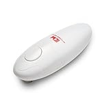 Kitchen Mama Auto Electric Can Opener: Safe, Easy with One Touch, Smooth Edge, Battery Operated, Cordless, Automatic Can Opener for Seniors with Arthritis, Hand Held Appliances, YES You CAN (White)