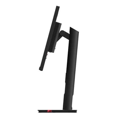 Image of Lenovo ThinkVision T24i-30 24 inch Full HD IPS Monitor - 1920x1080, HDMI, VGA, DisplayPort, USB Hub, Raven Black - for Multi-Monitor Setup 4 Pack
