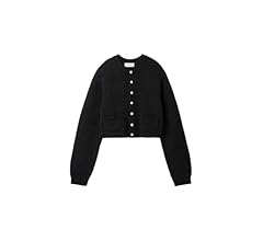 emmi コンパクトニットジャケット 黒 emmi（エミ）の「【emmi atelier】コンパクトニットジャケット