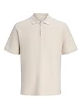 Jack&Jones Plus Polo pour adolescent, coupe normale, détail, col polo, manches courtes