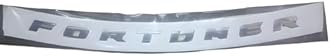 SF SmartFix Fortuner Car 3D Bonnet Letters Alphabets Names Chrome, Car Monogram, Logo, Set of 1 (Silver Colour)