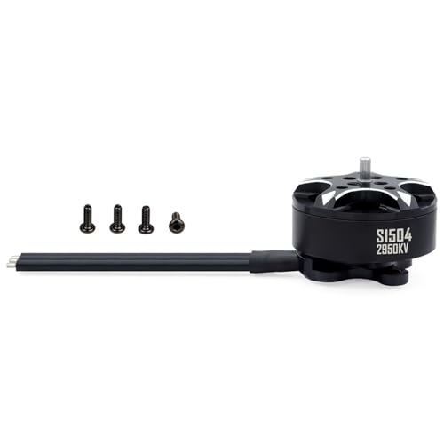 Alomejor Motor sin Escobillas S1504 Premium de un Devanado para Pequeños Gritos/Drones, par Fuerte y de Enfriamiento Mejorado para un Vuelo Estable, Se Adapta a Marcos de Drones de 3-4', 1 *