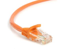 6 ft Orange Snagless Category 5e- 350 MHz- UTP Patch Cable
