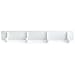 Molla MO78008 Molla Home Wall Mounted Coat Rack, Pearl White