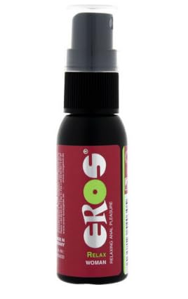 EROS Lubricante Íntimo Femenino y Anal, Hidratante de Larga Duración, Suave y Natural – Relajante Anal Seguro para Piel – Sin Perfume/Sin Glicerina – 30 ml