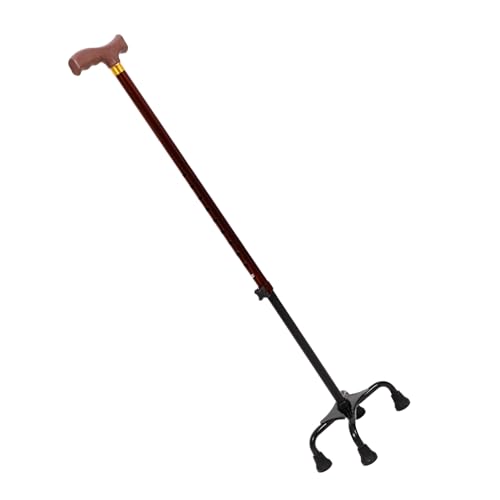 KOMBIUDA Detachable Aluminum Alloy Walking Stick with Non-Slip Grip Adjustable Trekking Pole for Seniors Lightweight and Portable for Hiking and Outdoor Activities