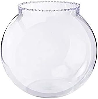 Image of CAS 1L to 14L Clear Glass Fish Bowl 8 inches (4Litres)