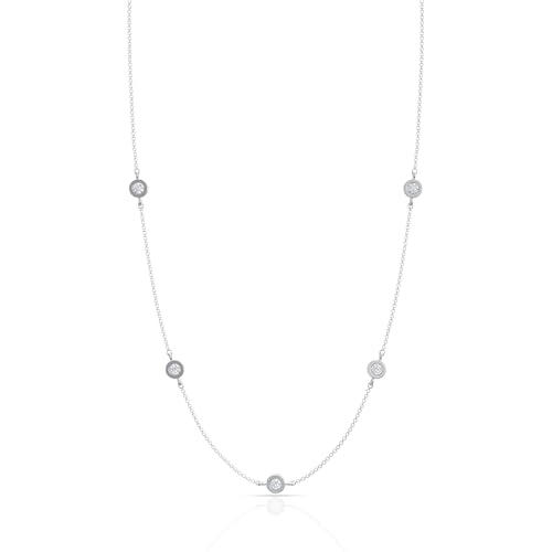Image of 925 Sterling Silver Pendant Necklace for Women | Silver Locket with Chain | Daily Wear Jewellery | Minimalist Jewelry for Office & Casual Wear | Gift for Woman, Wife, Girlfriend, Mother, Sister | Anniversary, Birthday, Valentine's Day, Rakhi Gift