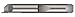 Micro 100 QFGF-375-078 Face Grooving Tool - Quick Change, 5/64" Width.100" Proj, 3/8" Min Bore Dia.260" Max Bore Depth, 3/16" Offset, 3/8" Shank Dia, 2" OAL, Uncoated